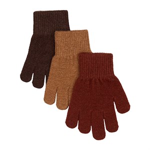 Mikk-Line - Magic Gloves 3 Pack, French Roast/Chipmunk/Apple Butter